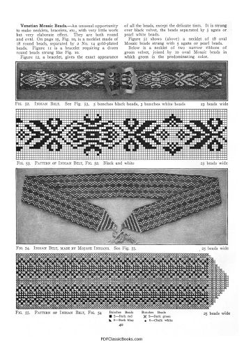 loom work instructions - Bead patterns, bead projects, bead crafts