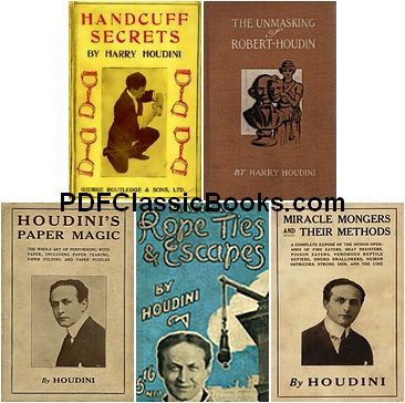 Harry Houdini's Classic Books on Magic Tricks and Magicians