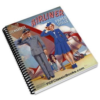 Airliner Paper Dolls: Pilot and Stewardess