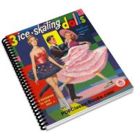 Three Ice Skating Dolls with Glamorous Costumes