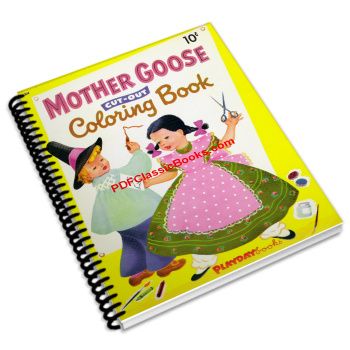Mother Goose Cut-Out Coloring Book