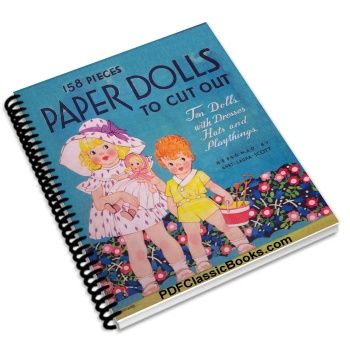 Paper Dolls to Cut Out: Ten Dolls with Dresses, Hats and Playthings