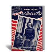 America at Work and Play: Women's Sweaters (3rd Edition), Coats & Clark Book No.189