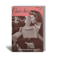 Chair Sets Crochet Patterns, Coats & Clark Book No.206
