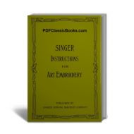 Singer Instructions for Art Embroidery