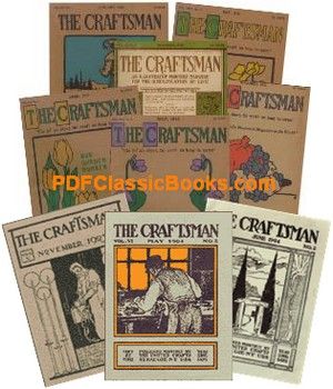 Stickley's The Craftsman Magazine, All 31 Volumes, Complete 183 Issues