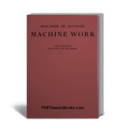 Textbook of Advanced Machine Work (3rd Edition)